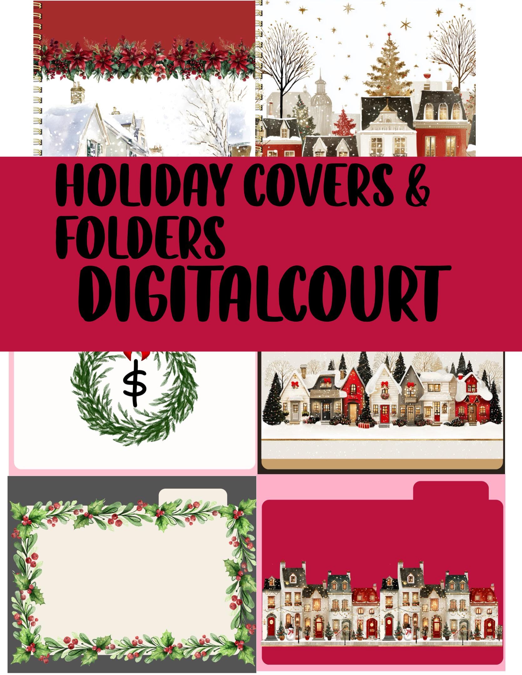 Holiday Folders & Covers - Etsy