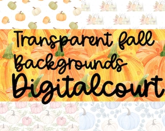 Transparent fall backgrounds