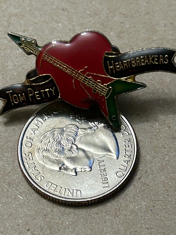 Vintage Tom Petty and the Heartbreakers pin