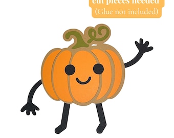 Pumpkin Paper Craft | Fall Cardstock DIY | Thanksgiving Decoration | Kids & Adult Craft Project | Autumn Decor