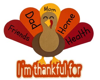 Turkey Paper Craft | Thanksgiving Cardstock DIY | Fall Decor | Kids & Adult Craft Project | Holiday Decoration