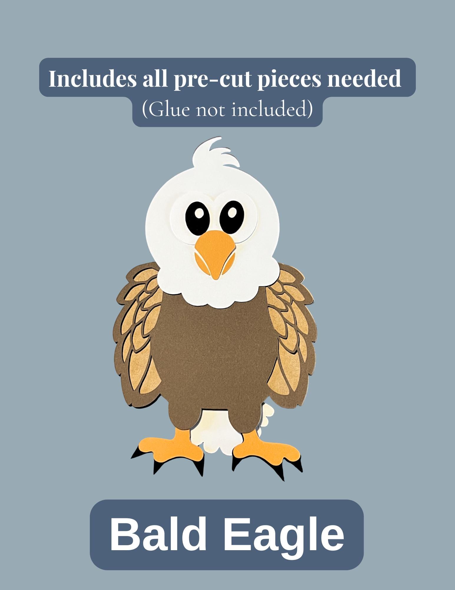 41 Easy Patriotic Crafts for Kids Even Parents Will Love 21 Bald Eagle Craft Kit Patriotic Kids Activity, Pre-Cut Independence…