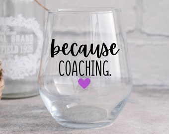 Funny Coach Wine Glass, Coach Gift Idea, Cheer Season, Cheer Competition, Dance Coach, Gift for Coach, Cheerleading Gifts, Coach Thank You