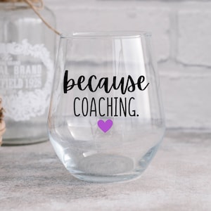 Funny Coach Wine Glass, Coach Gift Idea, Cheer Season, Cheer Competition, Dance Coach, Gift for Coach, Cheerleading Gifts, Coach Thank You