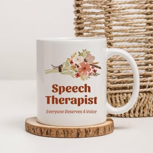 Cute Speech Therapist Mug, Speech Therapy Gifts, Speech Language Therapist, SLP Gifts, Gift for SLP, SLP Appreciation