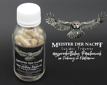 MEISTER DER NACHT Magisches Räucherwerk Fördert Luzides Träumen und Astralreisen EwigerMungoCraft Magick