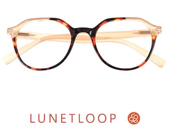 Lunette tendance créateur modele unique plastique bio pour elle produit par Lunetloop France