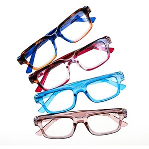 Designer Reading Glasses Morgan | Rectangular Frames | Stylish Readers for Men & Women | French Optician Design | High Quality