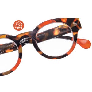 Lunettes de Lecture Créateur écaille - Lunetloop - Design Français - Petite série - Monture Opticien Artisan - Style Vintage & Chic