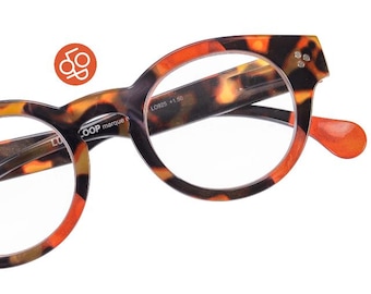 Designer-Lesebrille in Schildpattoptik – Lunetloop – Französisches Design – Limitierte Auflage – Handgefertigtes Optikergestell – Vintage & Chic