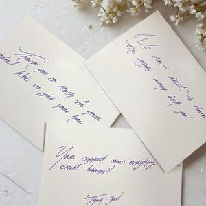 Cartas escritas a mano