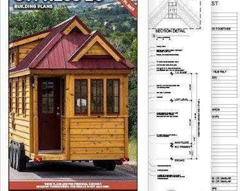 Cypress 20 Miniatur-Haus Baupläne: 1 Schlafzimmer, 4 Grundrisse (Instant Download)
