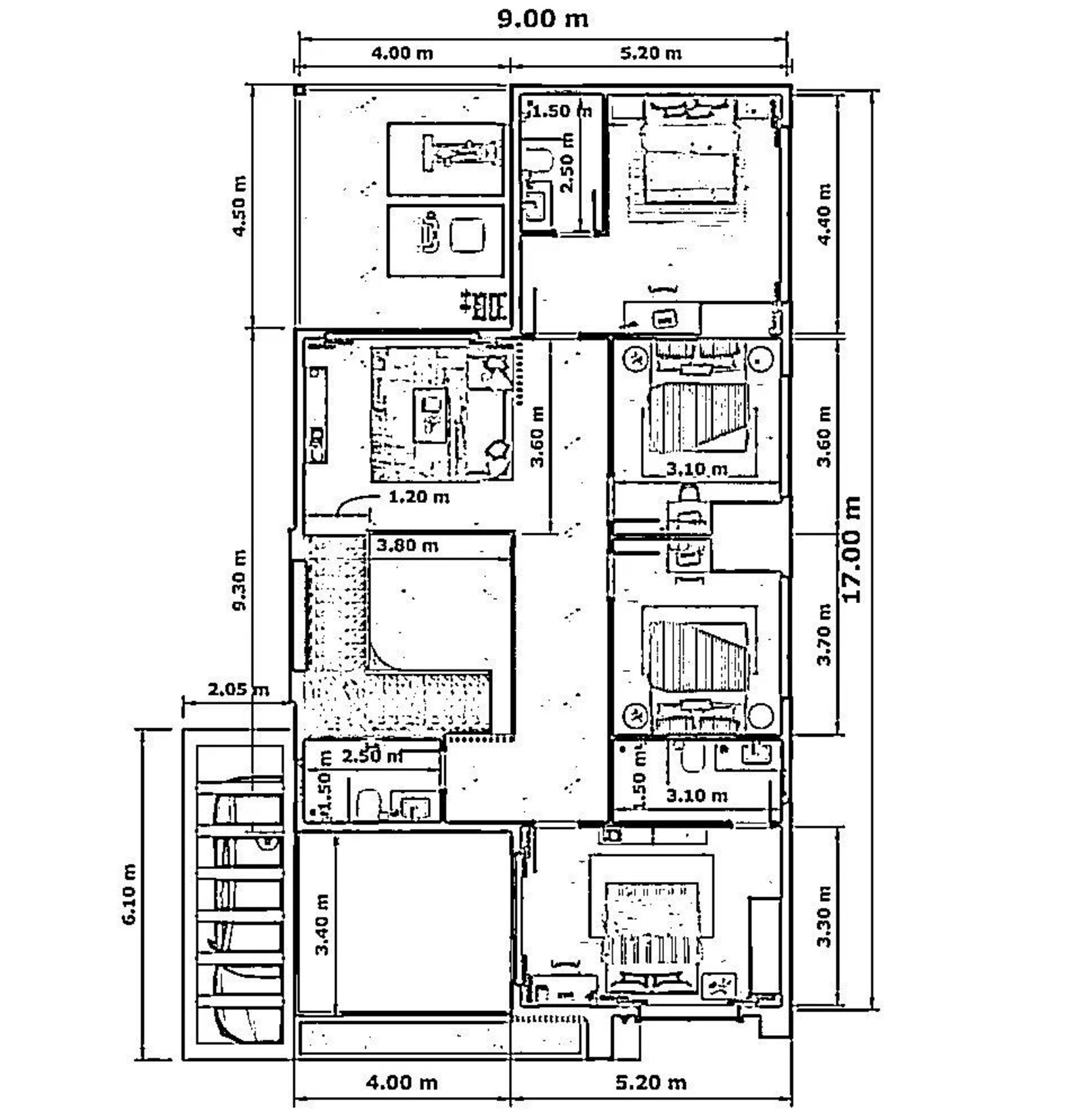 Modern House Plans With Swimming Pool: 5 Bedroom, 2-story (PDF Download ...