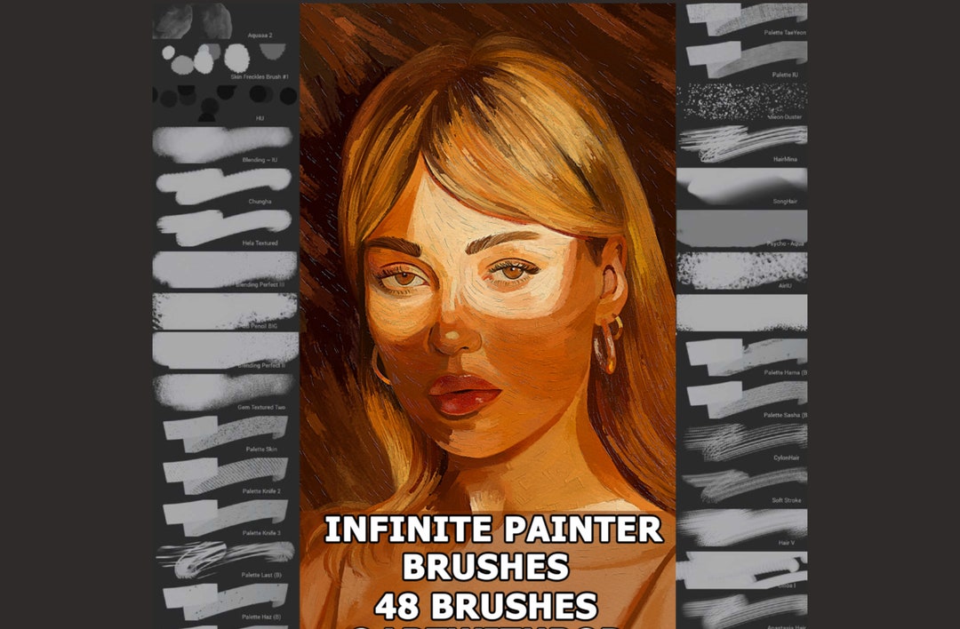 Procreate Brushes for Infinite Painter Procreate Portrait Etsy