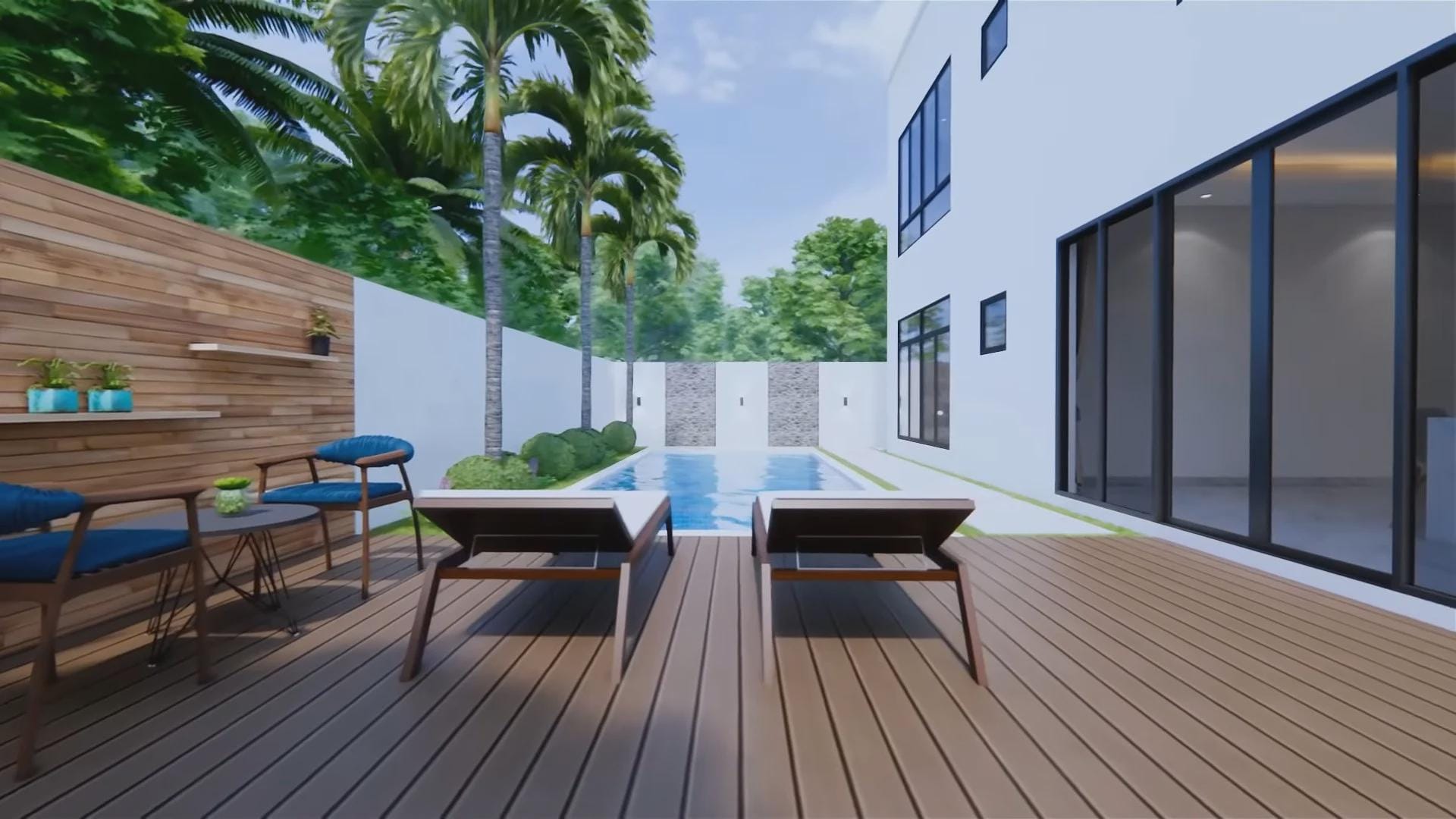 Modern 6 Bedroom House Plan With Swimming Pool (PDF) - Etsy