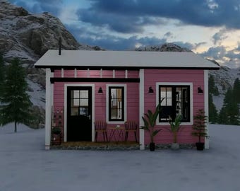 Modern Tiny House Plan (5mx6m): 1-Bedroom Granny Flat - Floor Plan (PDF)