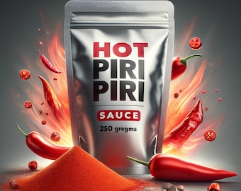 Spicy Piri Piri Sauce - Premium Hot Chili Pepper Sauce for Grilling & Marinades