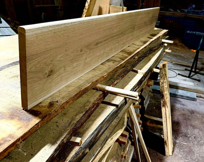 Featured listing image: Solid oak 25mm thick Window board - Window sill - Bullnose double round