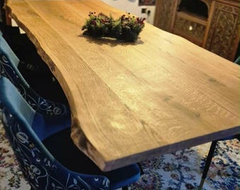 Oak Live edge Table