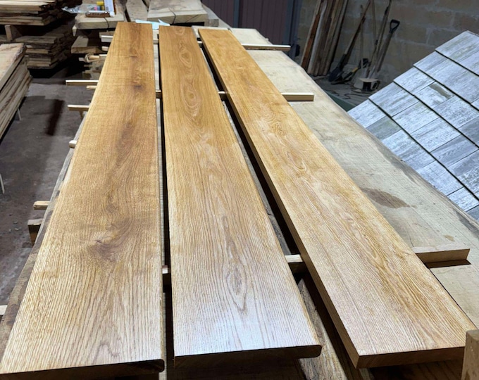 Featured listing image: Oak boards , ALL BOARDS are 26mm Thickness Kiln Dried Oak , Planed Solid Oak !