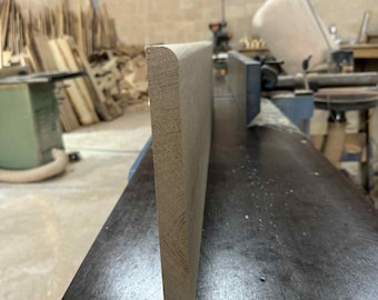 Solid oak 30mm thick Window board - Window sill - Bullnose Single round