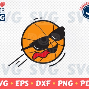 Basketball SVG/ Cut File/ Cartoon ball Template for boys/ Digital Vector File/ Commercial License/ Cutting Machine/ Silhouette/ Cricut
