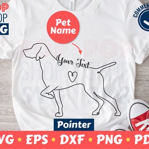 Puntero Nombre personalizado SVG / Archivo de corte / con corazón y texto Plantilla / Archivo vectorial digital / Cricut / Silueta / Corte láser / Descargar / Archivo de corte