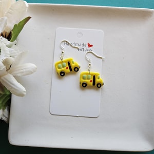 School Bus Back To School Earrings