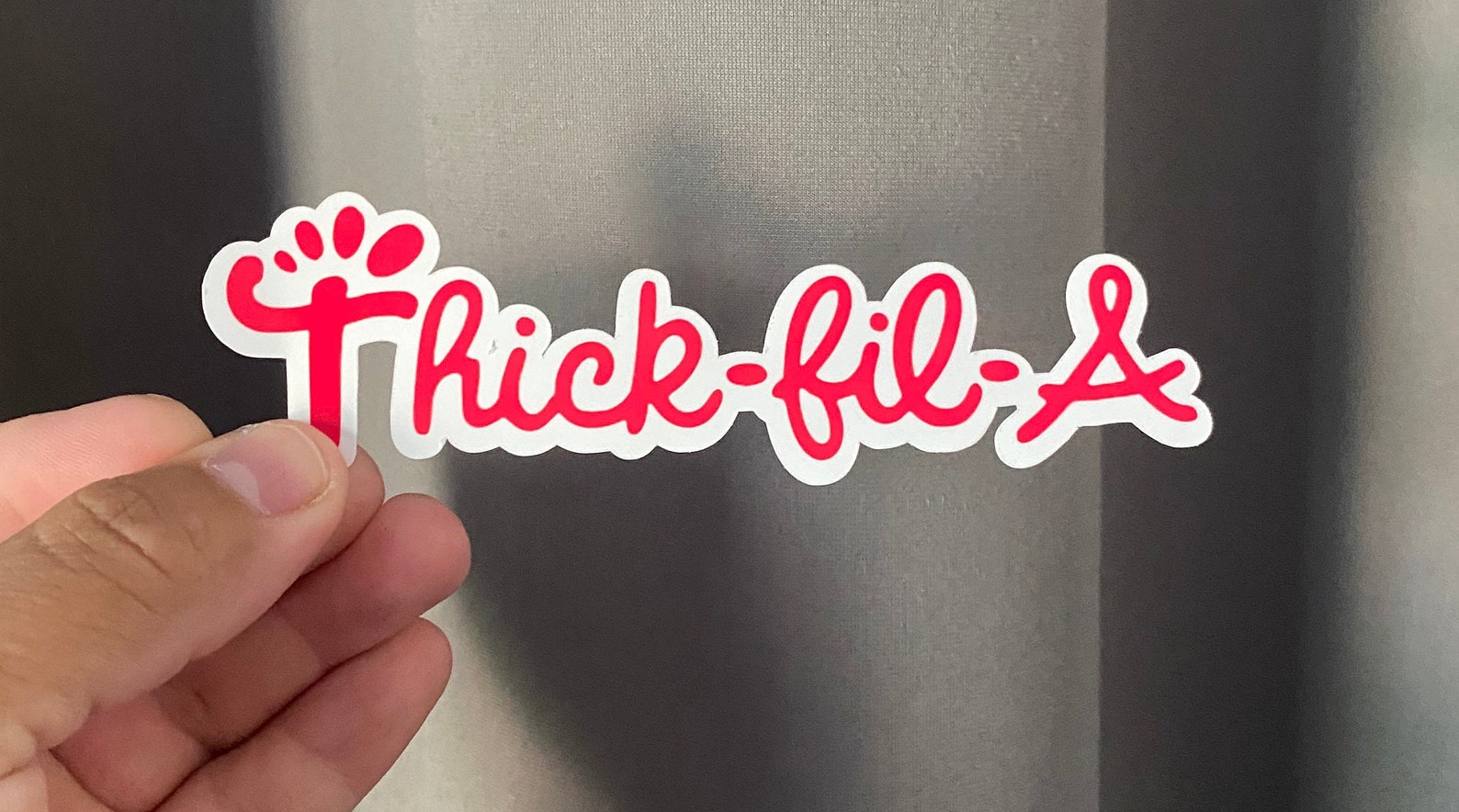 Thick Fil A Vinyl Stickers Waterproof Stickers Etsy