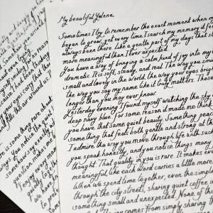 Handwritten Letter with Red Wax Seal – Personalised Love Letter Gift, Romantic Keepsake image 6