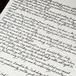 Handwritten Letter with Red Wax Seal – Personalised Love Letter Gift, Romantic Keepsake image 8
