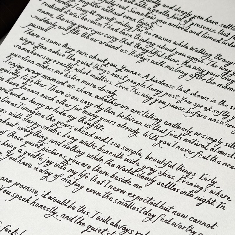 Handwritten Letter with Red Wax Seal – Personalised Love Letter Gift, Romantic Keepsake image 8