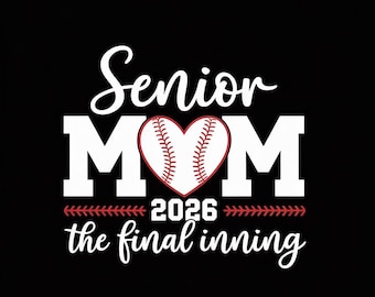 Mamá mayor 2026 Béisbol PNG / Diseño de entrada final (Descarga digital)