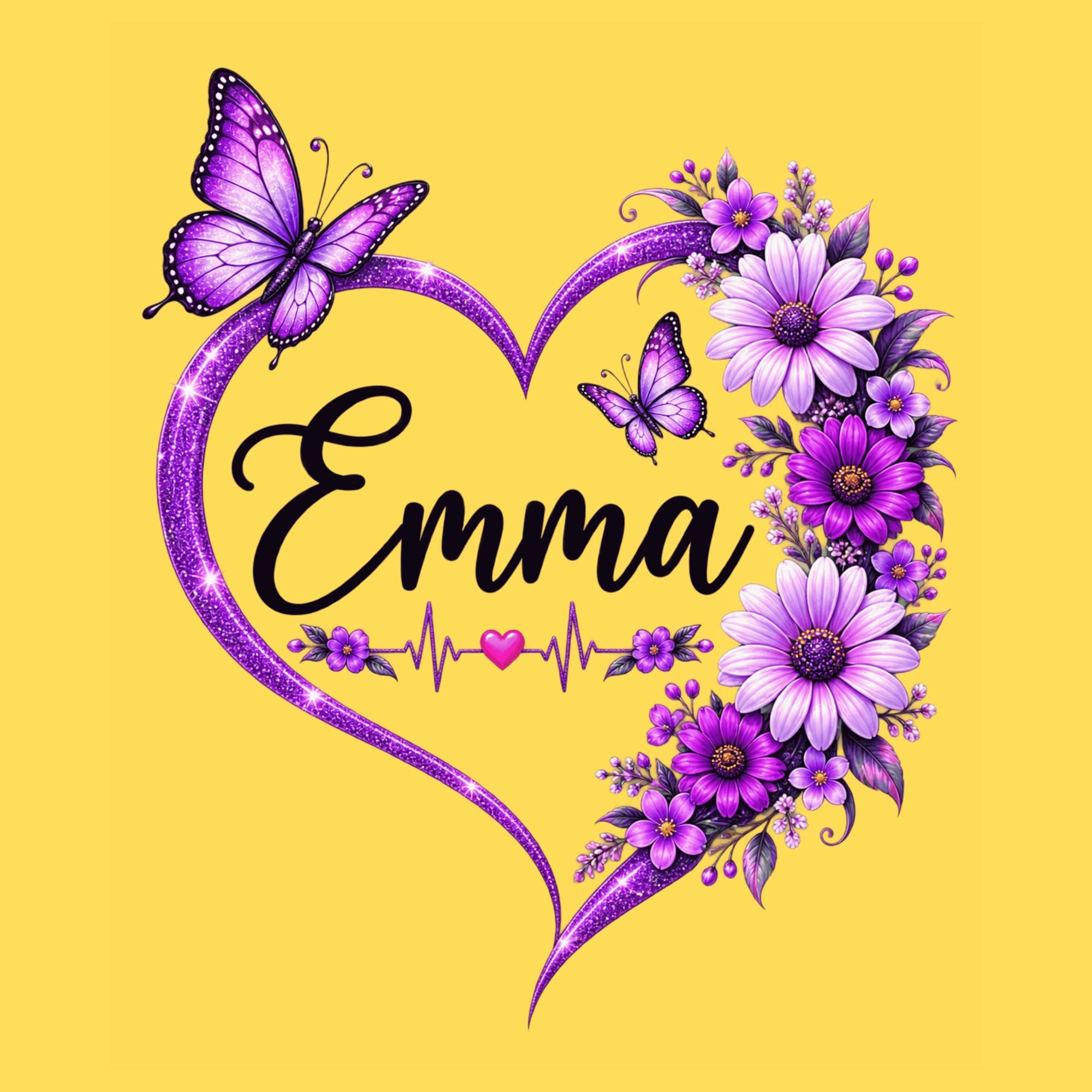 Emma Pink Name - Etsy