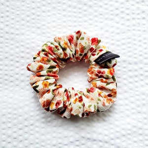 Floral Oversize Scrunchie, Jumbo scrunchie, scrunchies, headband, XL scrunchie, hair scrunchies - SKINNY SIZE