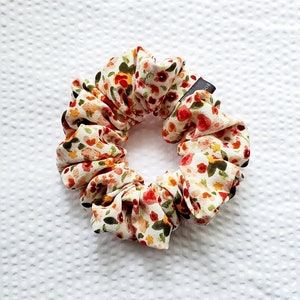 Floral Oversize Scrunchie, Jumbo scrunchie, scrunchies, headband, XL scrunchie, hair scrunchies, MINI SIZE