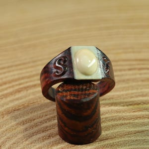 Cocobolo Jewelry Ring-Wooden Wedding Band-WoMens Ring-Classic Natural Ring-Custom Wood Ring