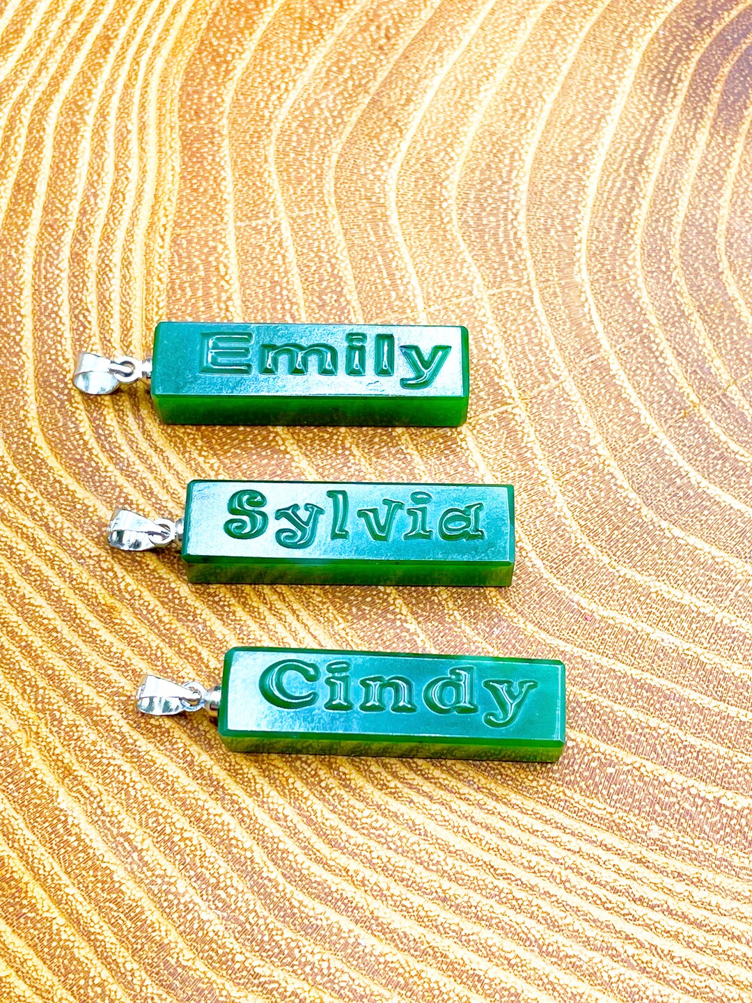 Personalized Name Necklaces Jade Name Necklace Jade Name Pendant Custom Name Necklace Name