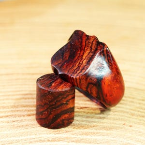 Cocobolo Jewelry Ring- Shield Ring-Mens & Womens Ring-Classic Natural Ring—Personalized Ring