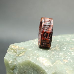 Cocobolo Jewelry Ring- Special Characters Ring-Mens & Womens Ring-Classic Natural Ring—Personalized Ring