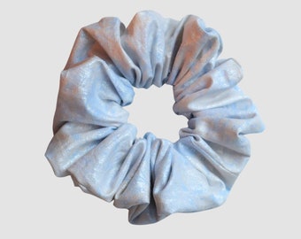 Blue Print Oversized Scrunchie, Hair Scrunchie, XXL Scrunchie, Large Scrunchie