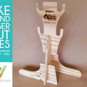 Bike stand laser-cut or CNC router design file