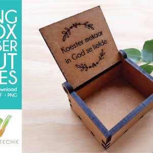 Ring Box Design File (6cm x 8cm x 3cm)