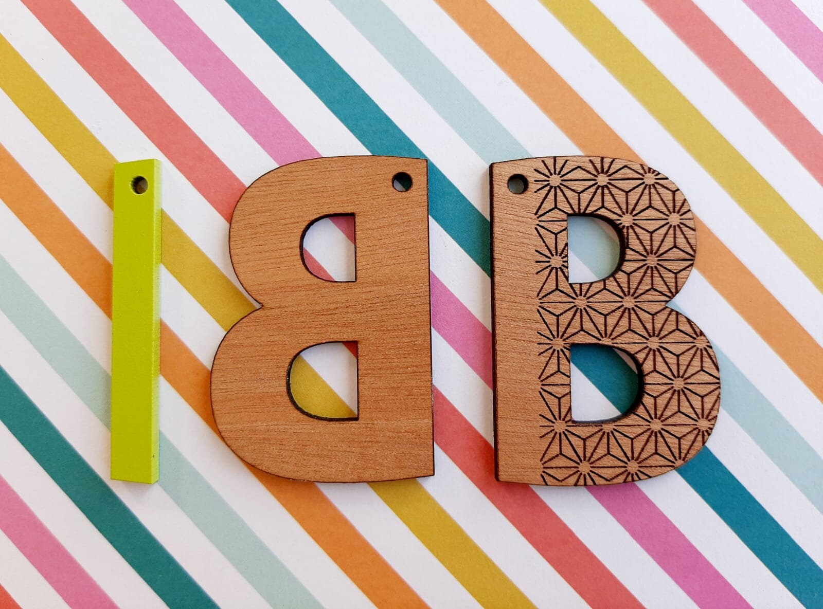 Geometric Key Ring A- Z Initial Geometric Keyring Digital Laser Cut Files - Etsy