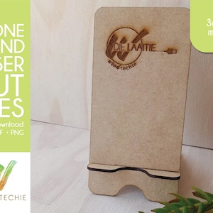 Cellphone / Mobile Phone Stand Design File for 3mm Material