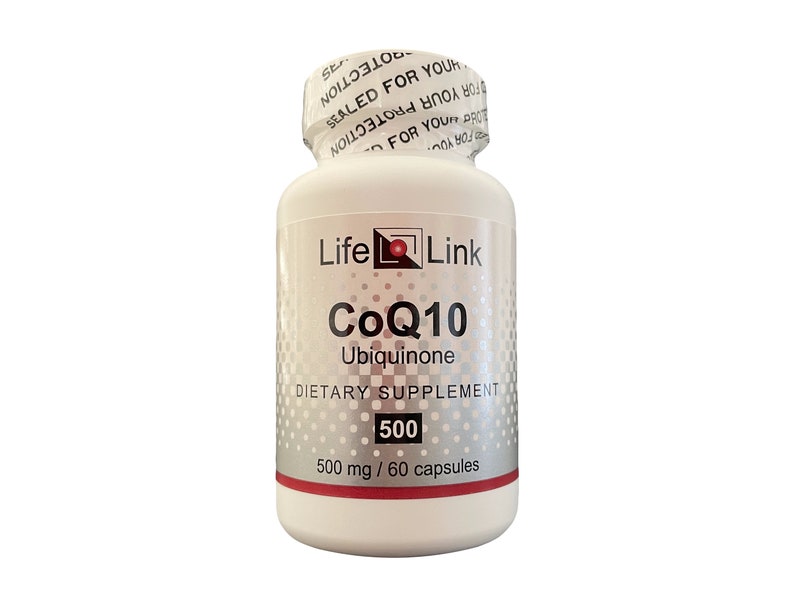 Lifelink's Coq10 500 Mg X 60 Capsules Heart Health Etsy