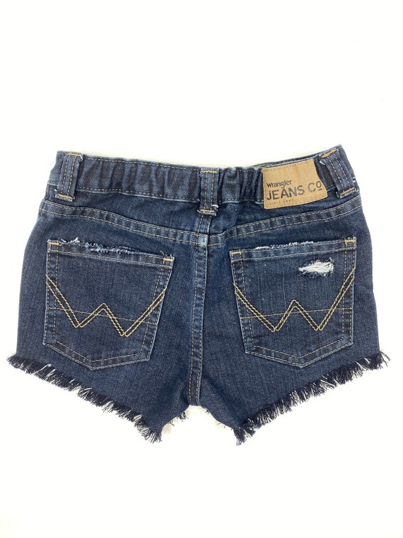 5T Wrangler Distressed Cut off Shorts // Upcycled // Denim // - Etsy