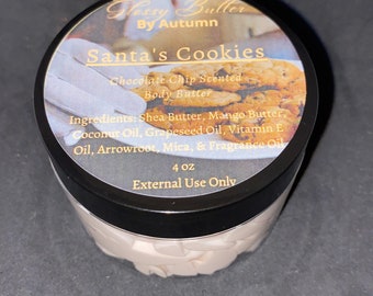 Santa’s Cookies- Chocolate Chip Cookie Scented Body Butter