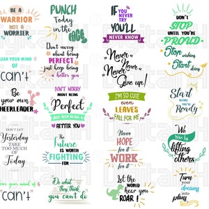 20+ pacchetti SVG motivazionali, SVG motivazionali, SVG con citazioni positive, svg con lettere a mano, citazioni motivazionali, mentalità ispiratrici