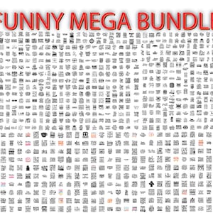 Paquete de más de 900 SVG divertidos, SVG divertidos, PNG divertidos, citas divertidas, svg sarcásticos, citas sarcásticas, citas atrevidas, descarga digital